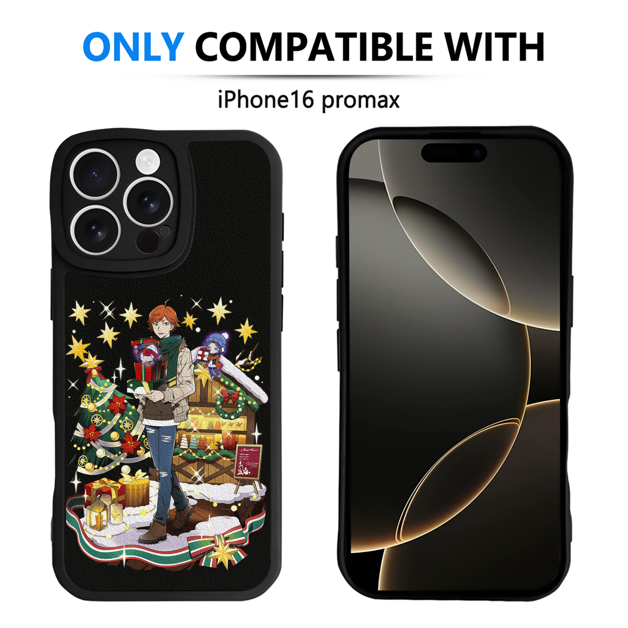 （画像用） 文豪ストレイドッグス Bungo Stray Dogs 【iPhone 16シリーズ対応】シリコンスマホケース（レザー調） 材質：シリコン